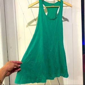 Rubbish Kelly Green Jersey Racerback Mini Dress
